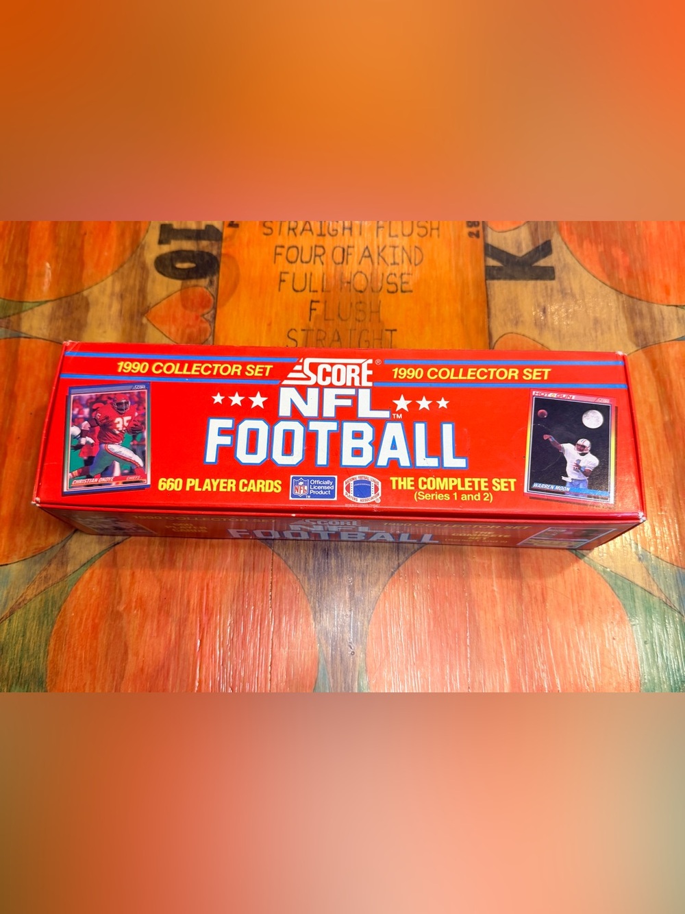1990 Score NFL Football Collector Set Complete Series 1 and 2 In Original Box. C